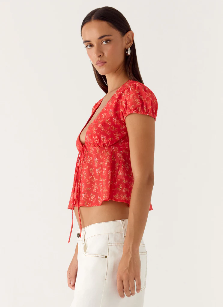 Top Ailani - Rouge Rose Magenta