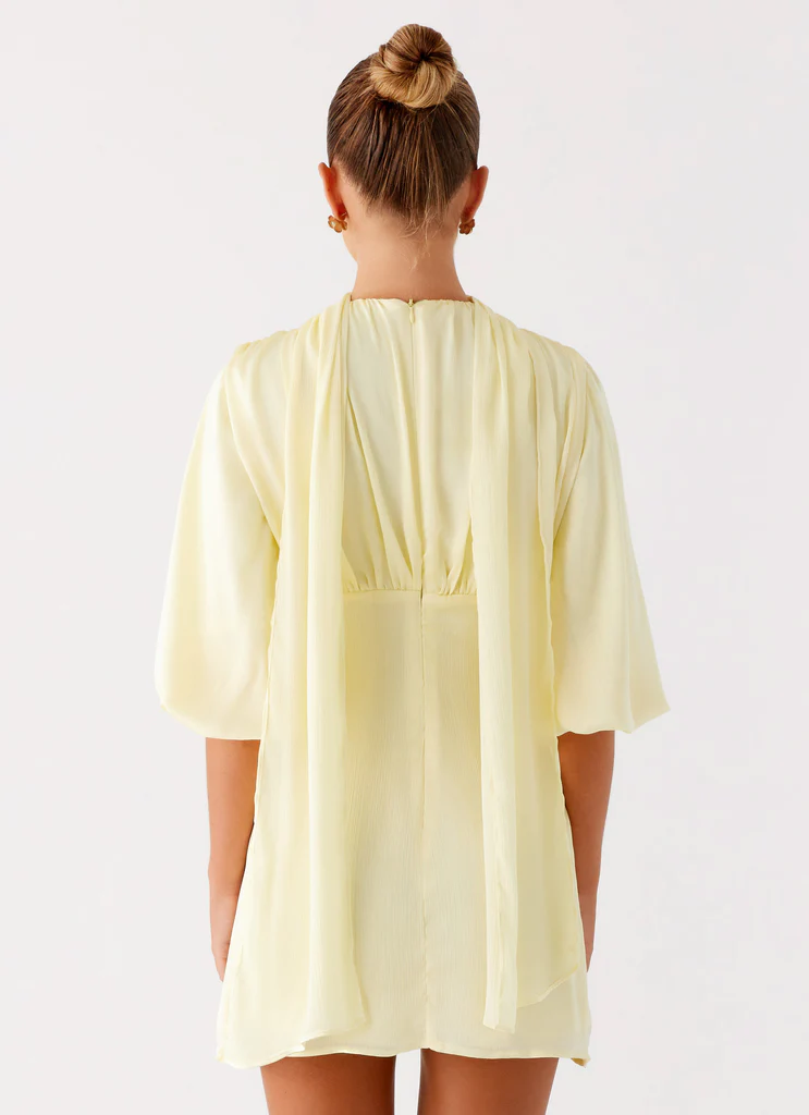 Robe Mini Mary – Jaune Robe Mini Mary - Jaune