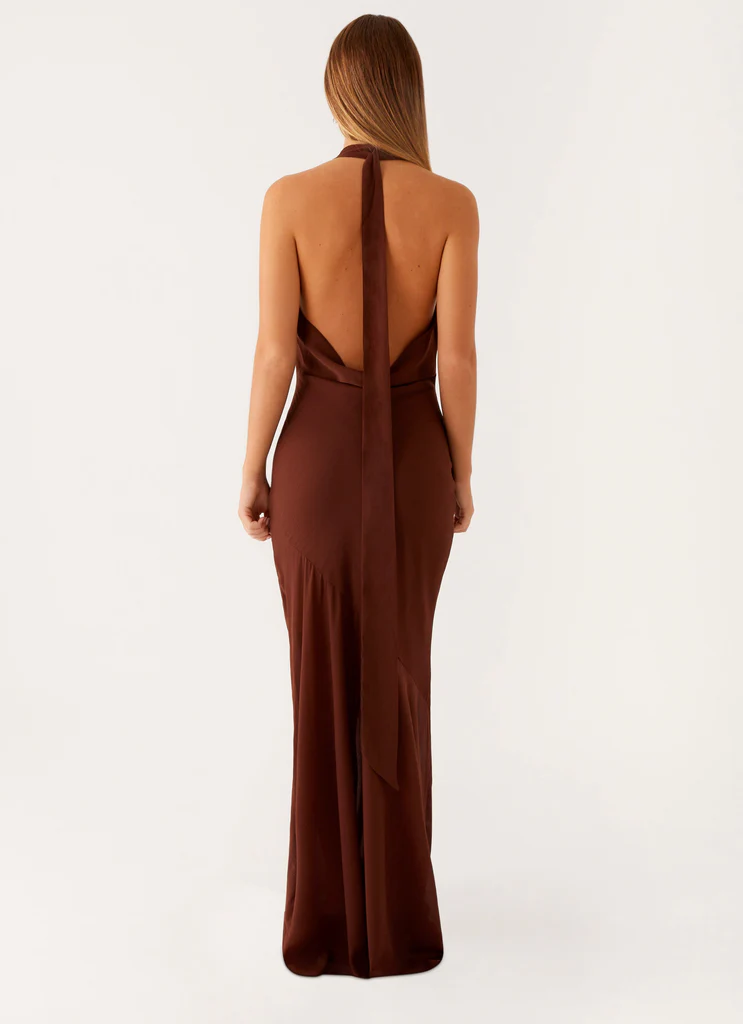 Robe Maxi Sullivan - Chocolat