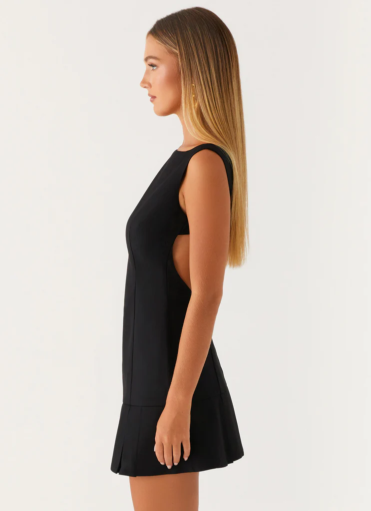 Robe Mini Zavia – Noir Robe Mini Zavia - Noir