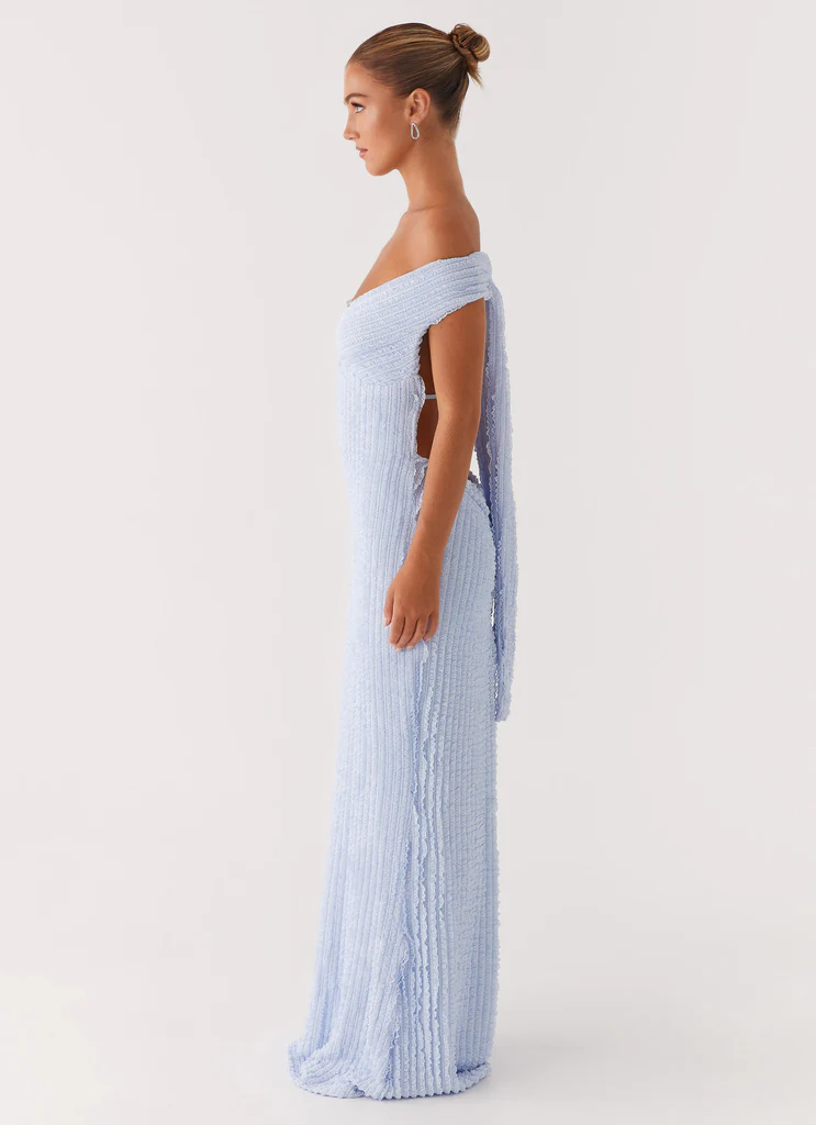 Robe Chantelle Maxi - Bleu