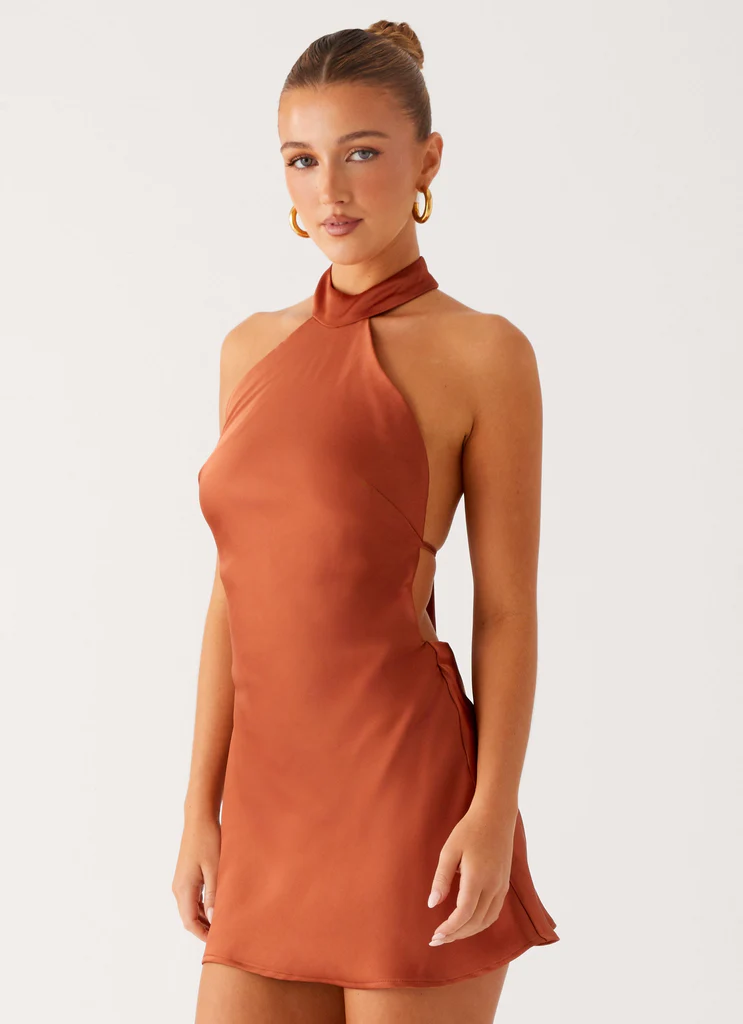 Robe Mini Dunes Dorés - Rouille