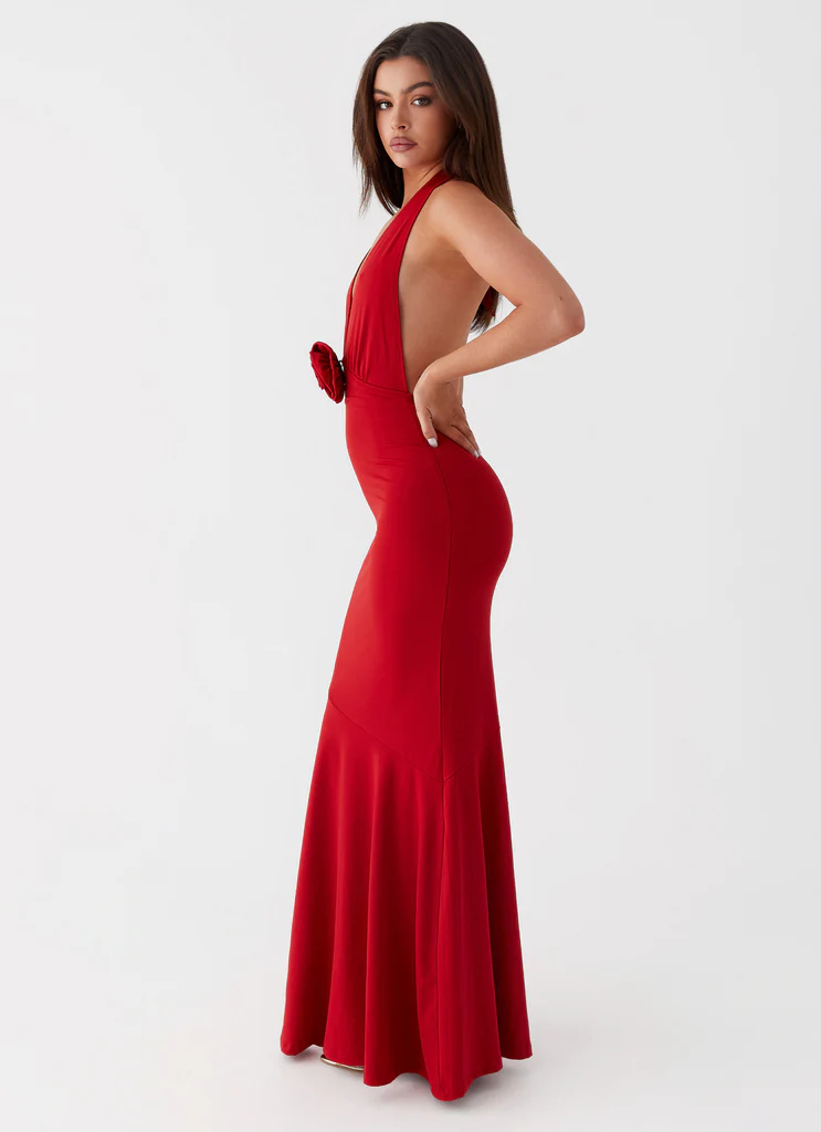 Robe Maxi Eliza Rose - Rouge
