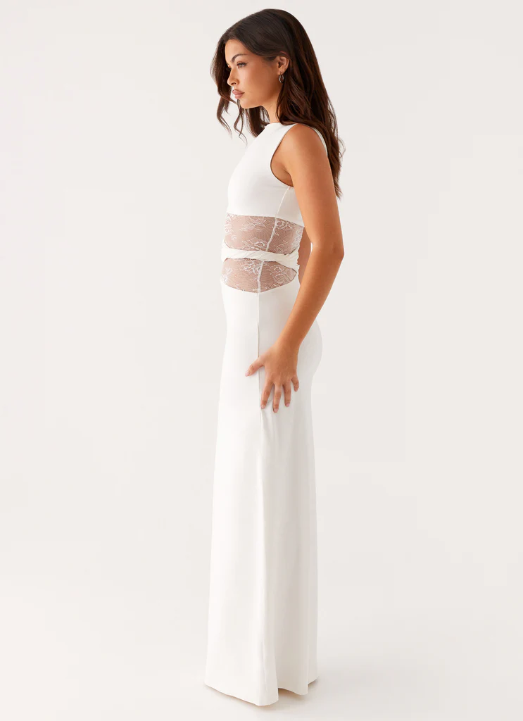 Robe Maxi Karma - Blanc