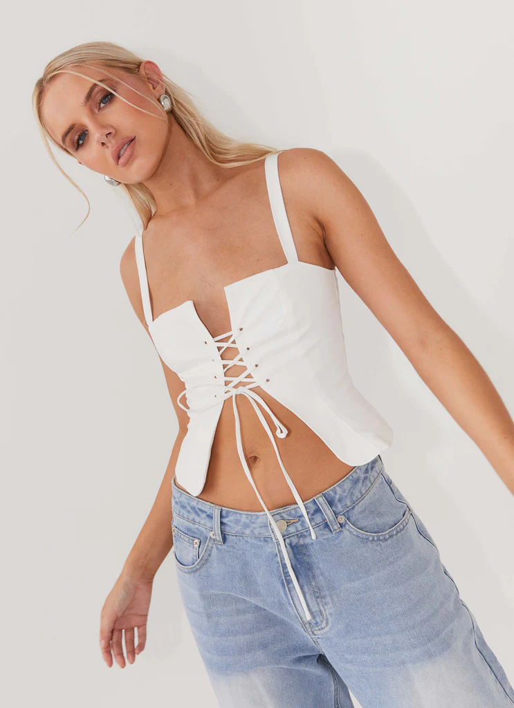 Haut de bustier Hopeful Hearts - Blanc