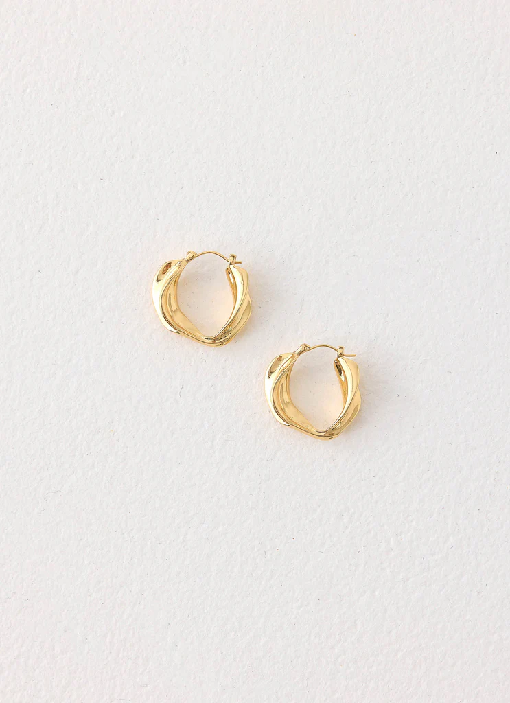 Boucles d'oreilles Chrome Crush - Or