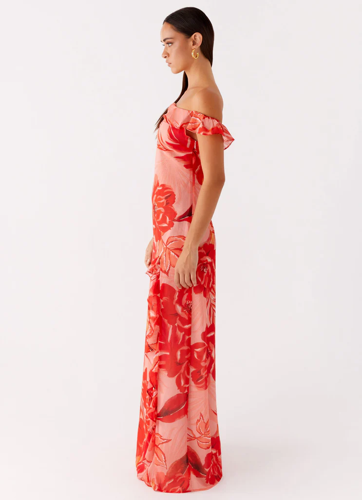Robe maxi Cassiday - Imprimé Sicily Sunsets