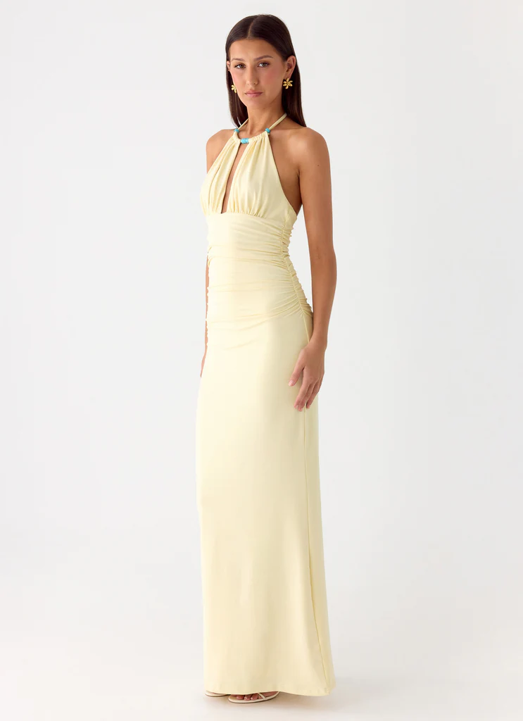 Robe Maxi Madi - Jaune
