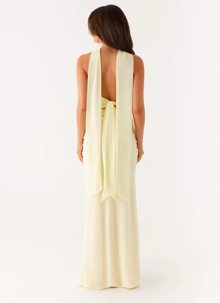 Nouvelle Robe Maxi Light - Jaune