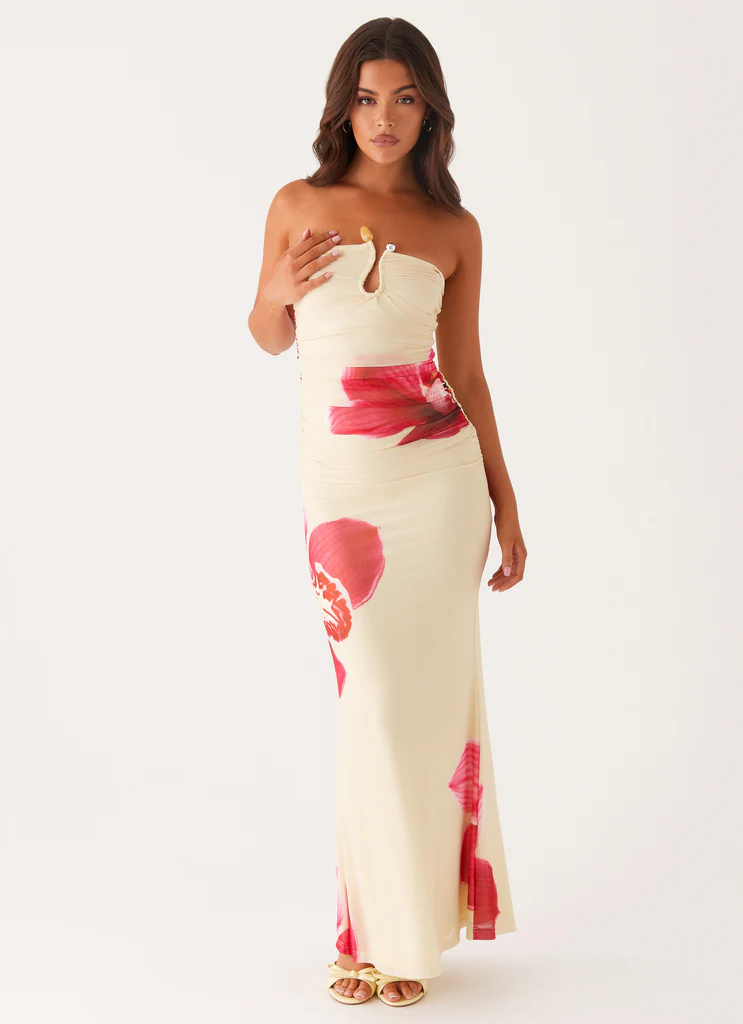Robe Maxi Rudy - Jaune Orchidée