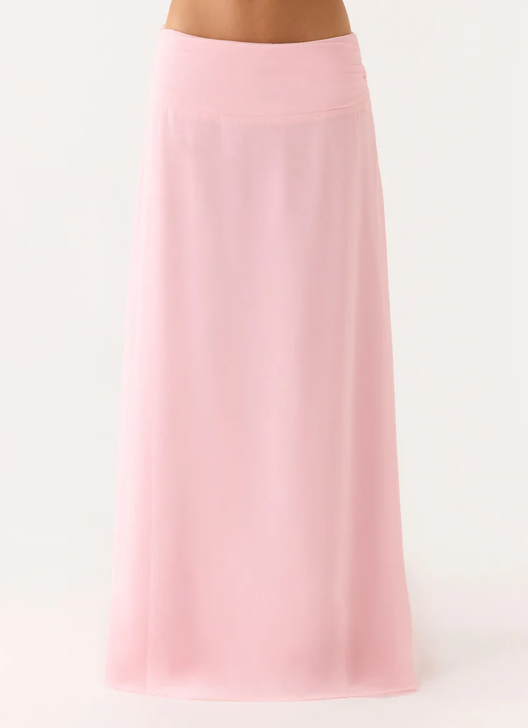 Jupe maxi Natalya - Rose