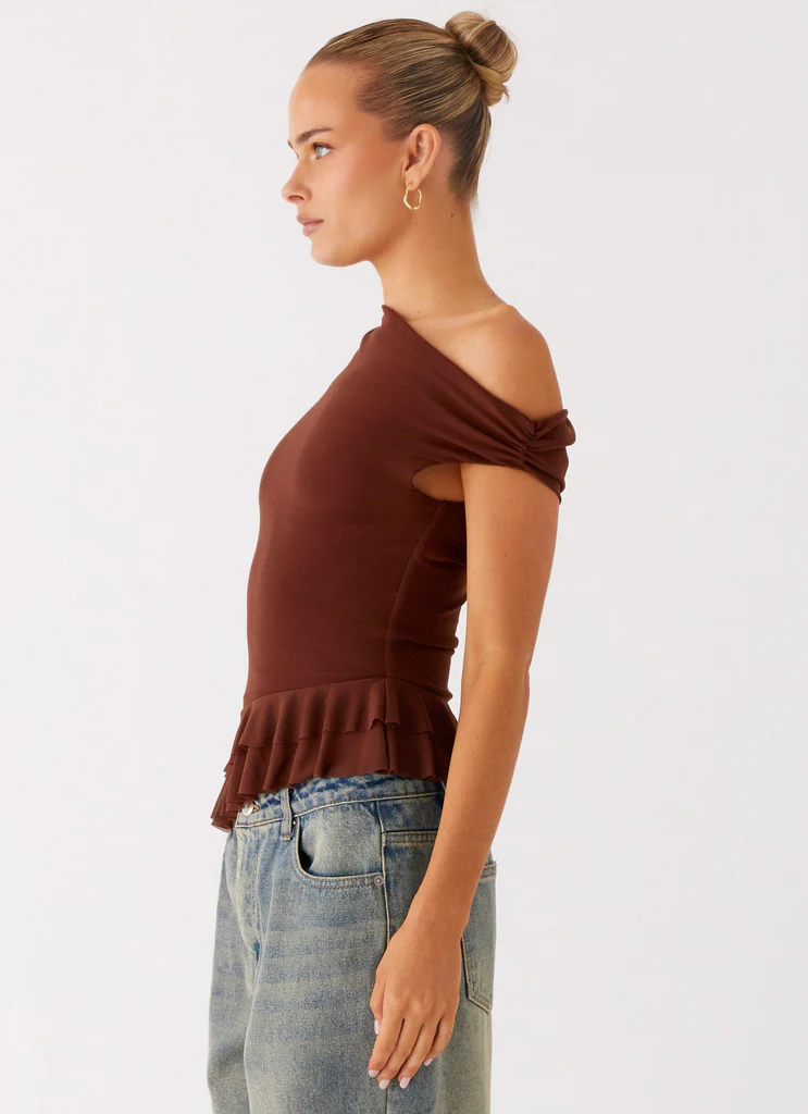 Top Mica - Chocolat
