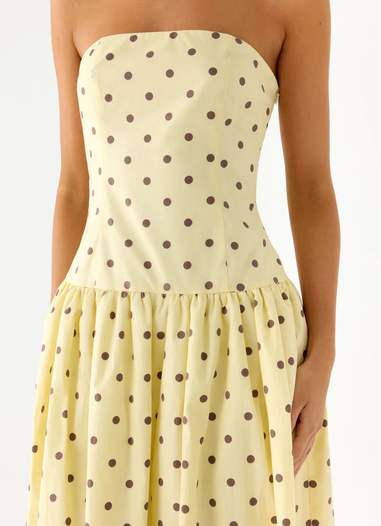 Robe Maxi Andorre - Tâche jaune