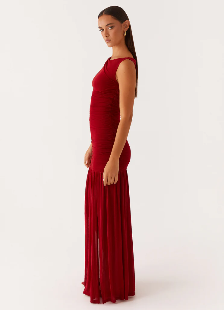 Robe Maxi Manon – Rouge Robe Maxi Manon - Rouge