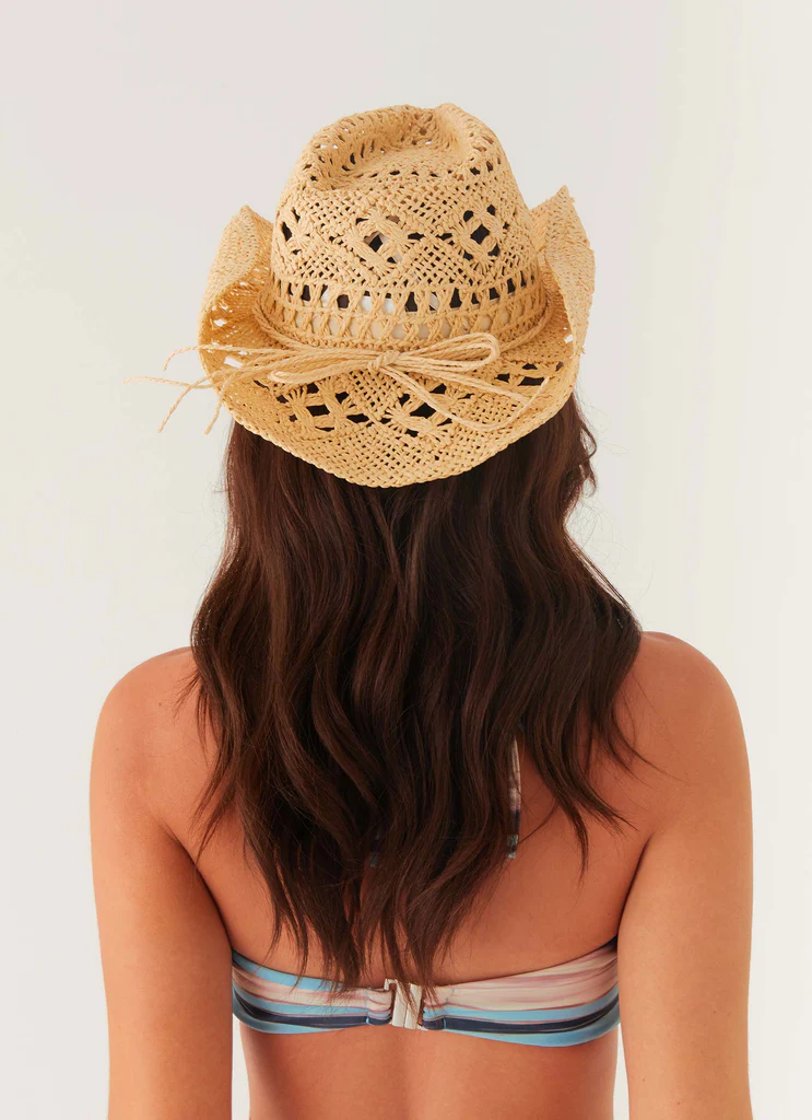 Chapeau de cow-boy Jonie - Naturel