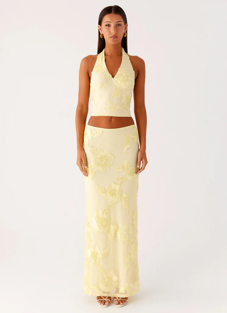 Jupe Maxi Radiate - Jaune
