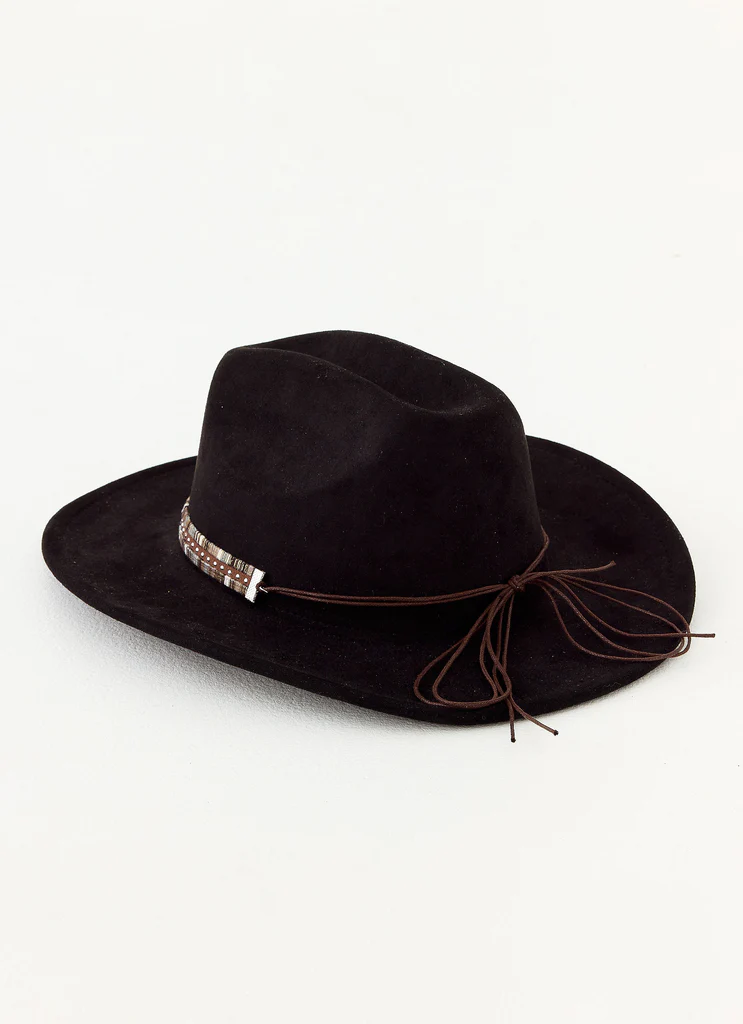Chapeau de cow-boy Lone Star - Noir