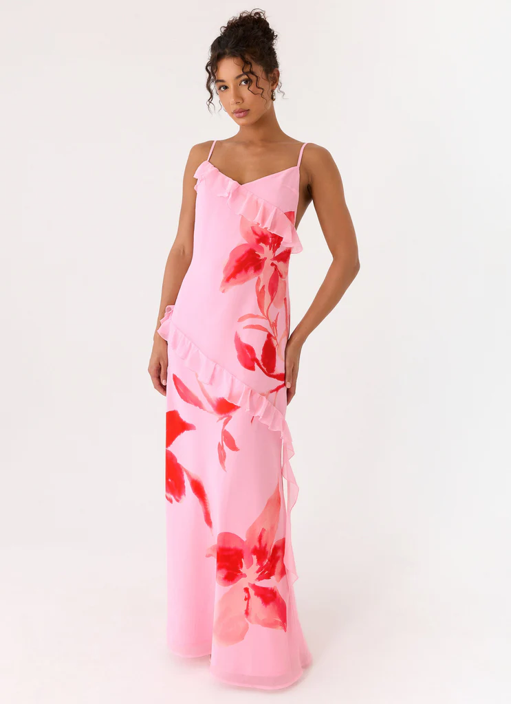 Robe Maxi Ayesha - Rose Pétale