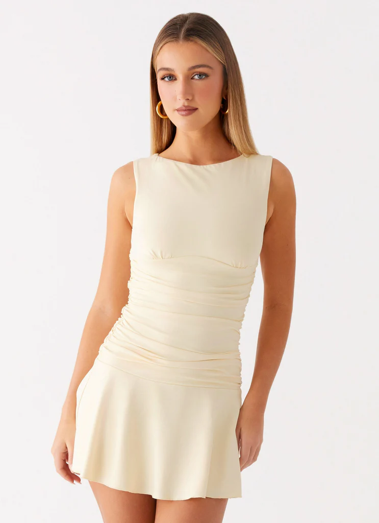 Robe Mini Kelda - Jaune