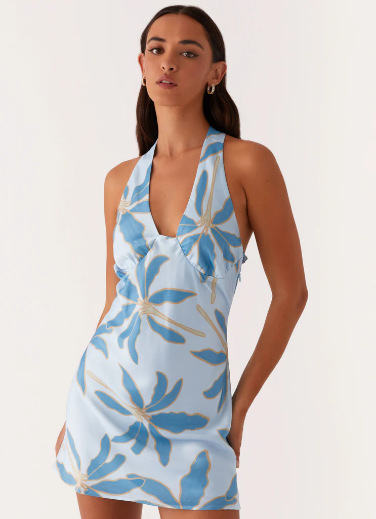 Robe Mini Miss Summer - Bleu Opulent