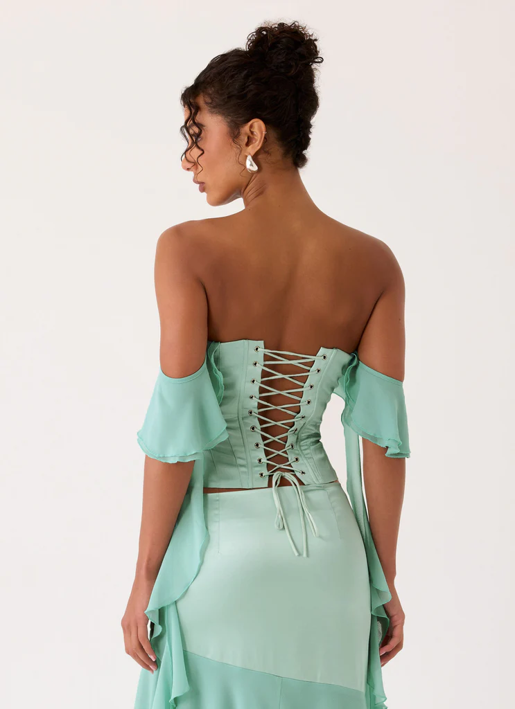 Haut de corset Deenesa - Menthe