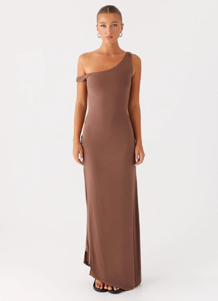 Robe Maxi Dalla - Chocolat Foncé