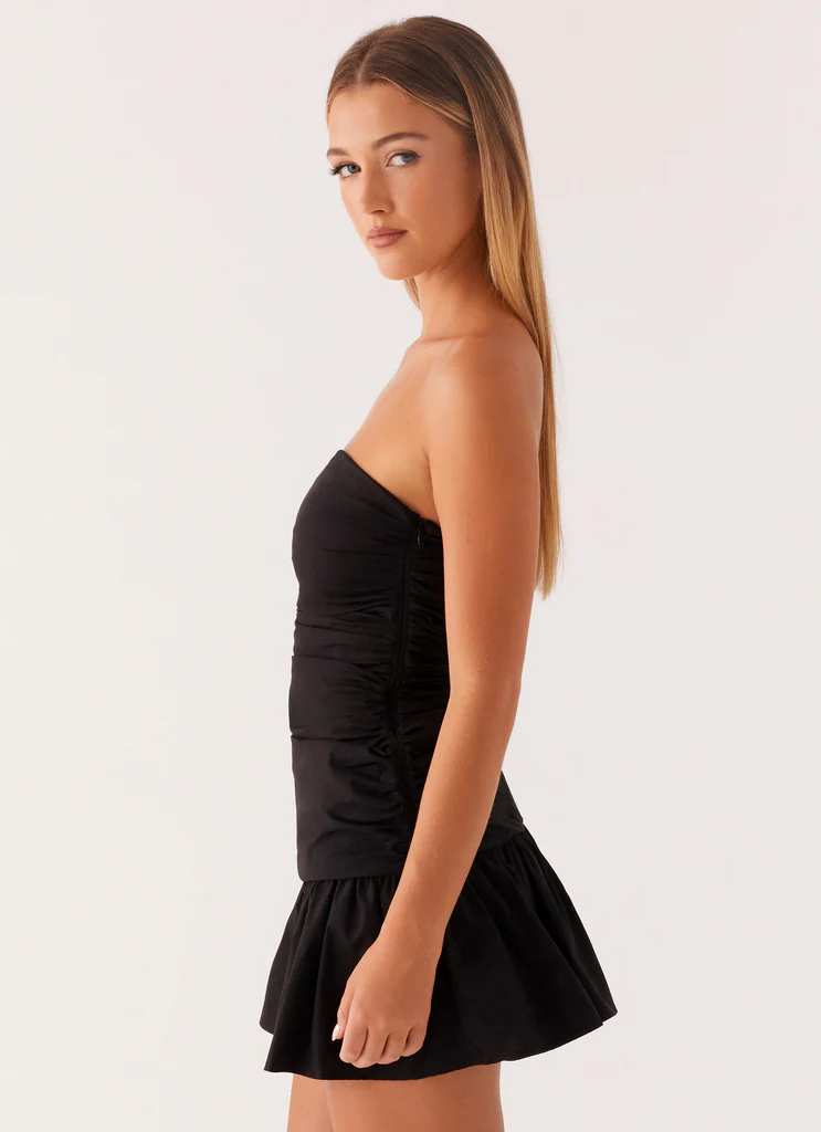 Robe Mini Carmel – Noir Robe Mini Carmel - Noir