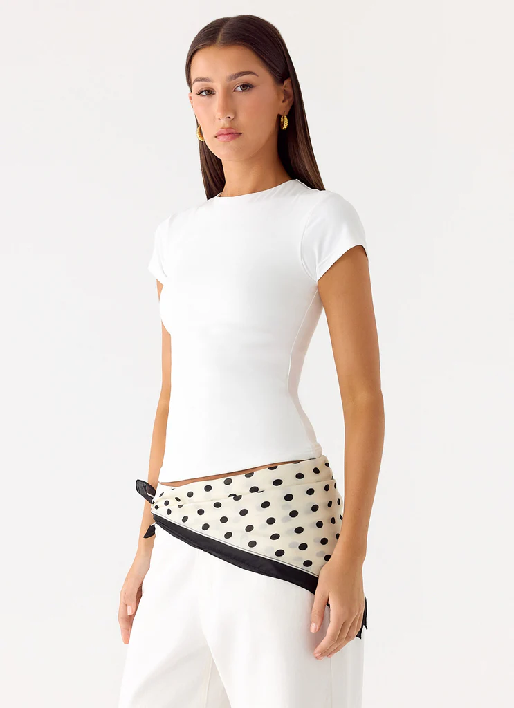 Echarpe Dotty Dreams - Polka dots blancs