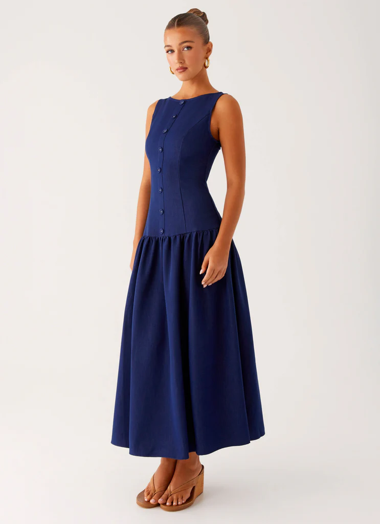 Robe Midi Denim Hayes - Indigo