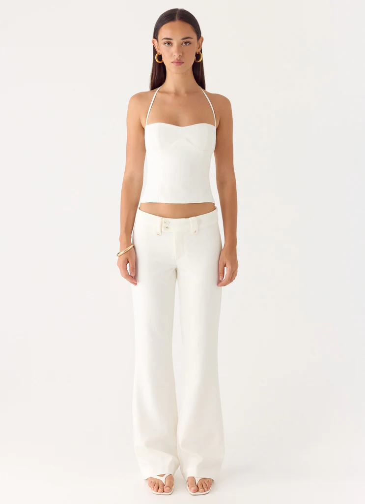 Haut bustier Weiss - Blanc