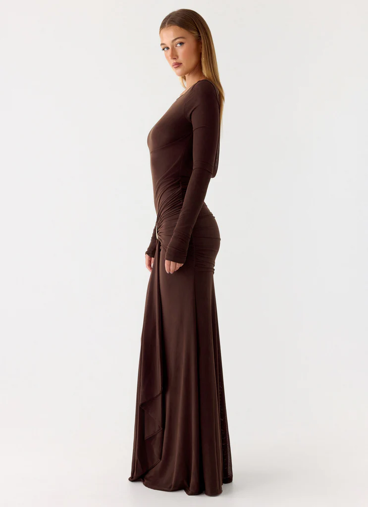 Robe Maxi Dray - Chocolat