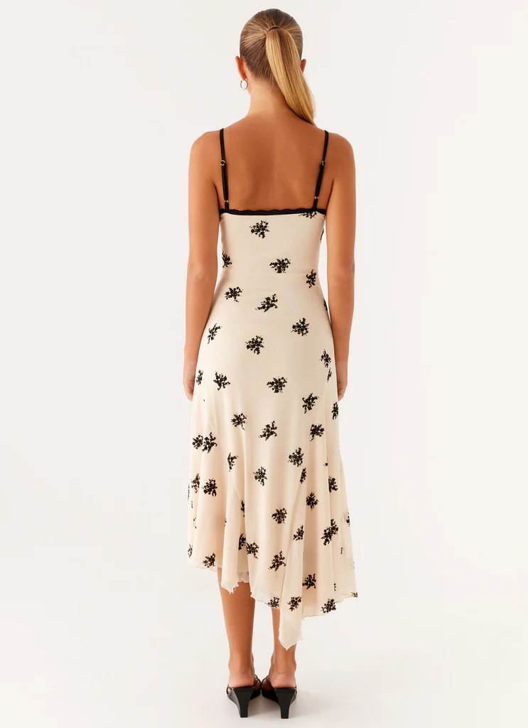 Robe midi Amelia - Nudité