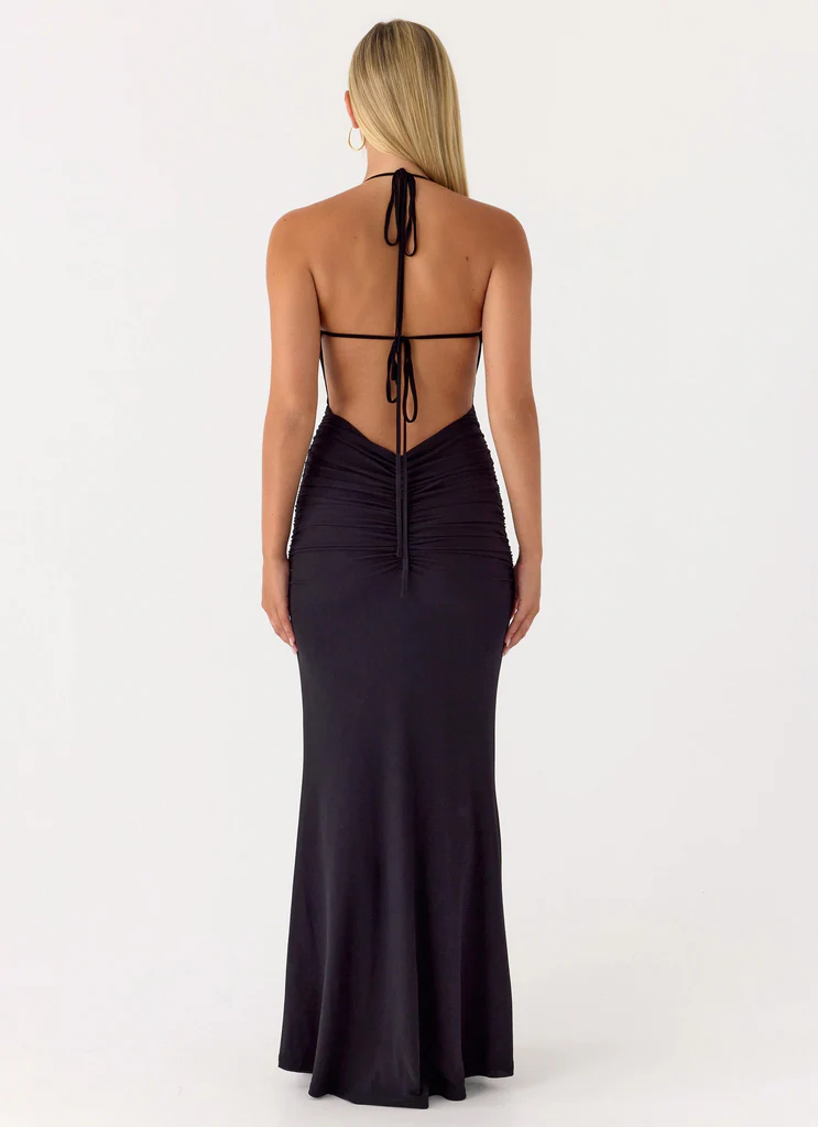 Robe maxi Fine By Me - Noir