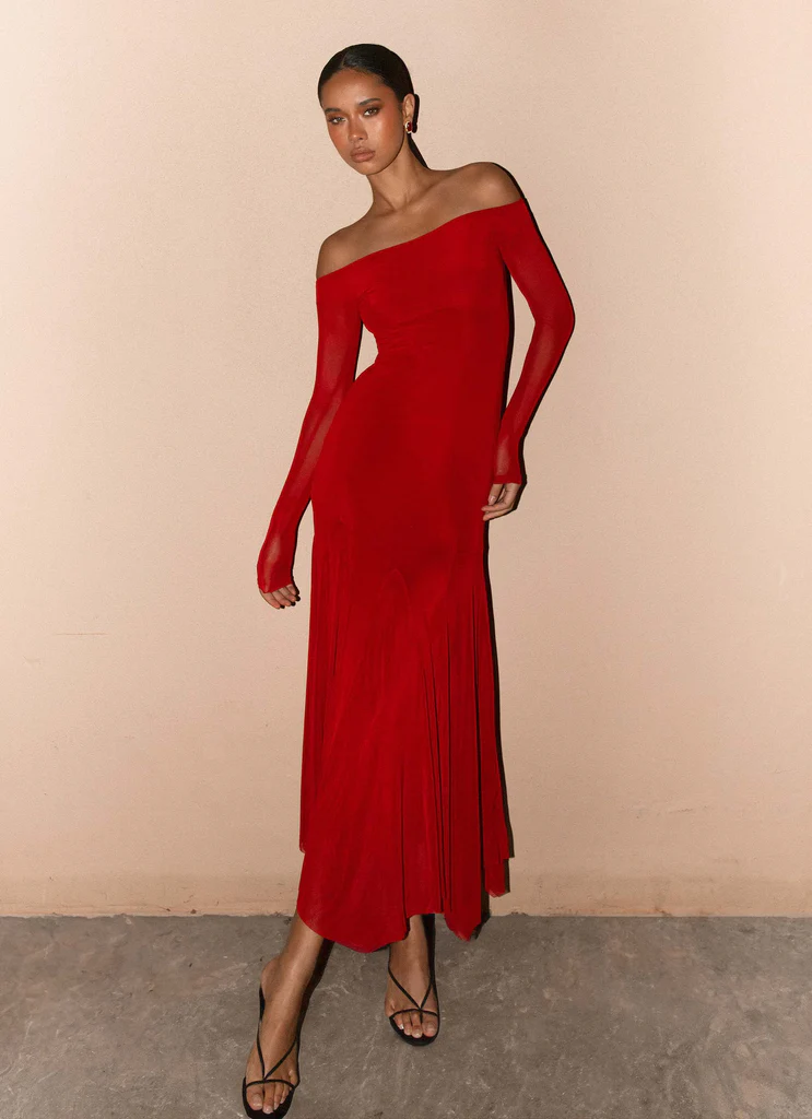 Robe Maxi Maribel - Rouge