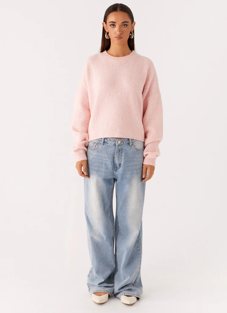 Pull tricot Lilah - Rose