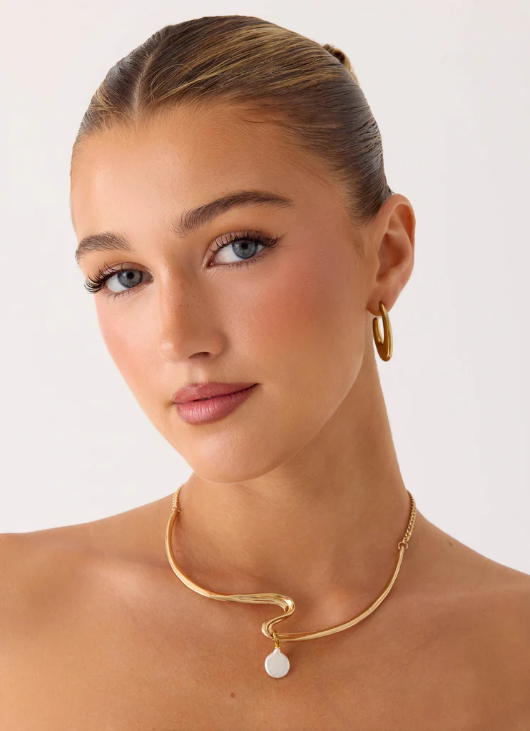 Collier choker Lumen - Or