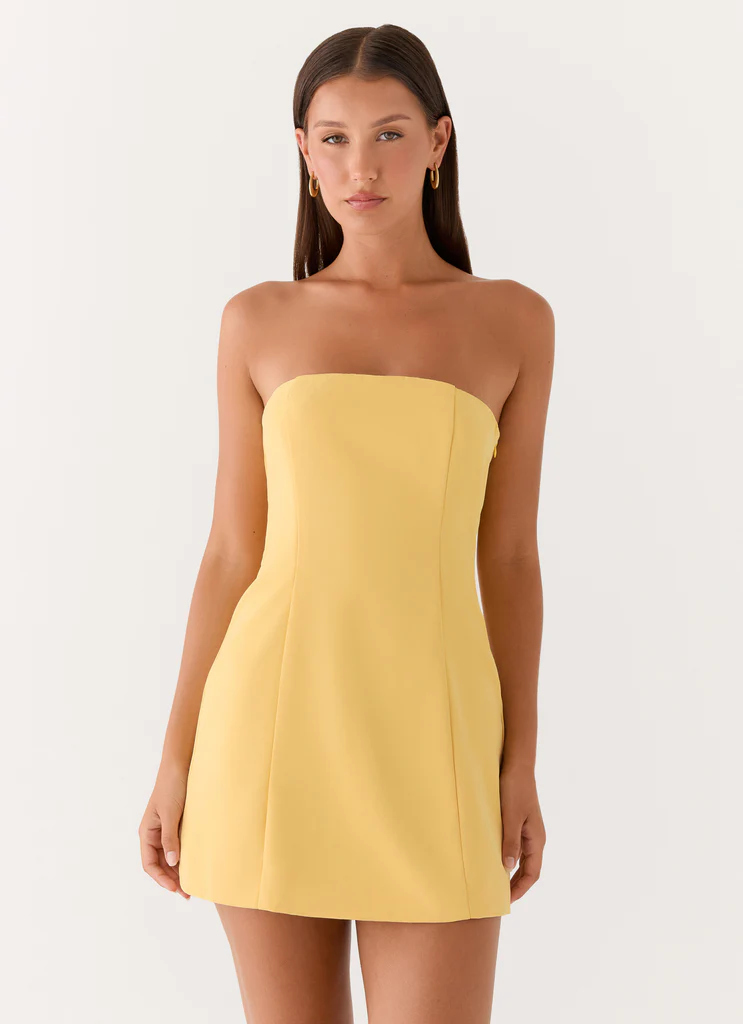Robe Mini Bow Honey - Jaune