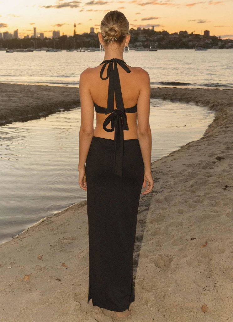 Robe maxi Your First Choice Ring – Onyx Robe maxi Your First Choice Ring - Onyx
