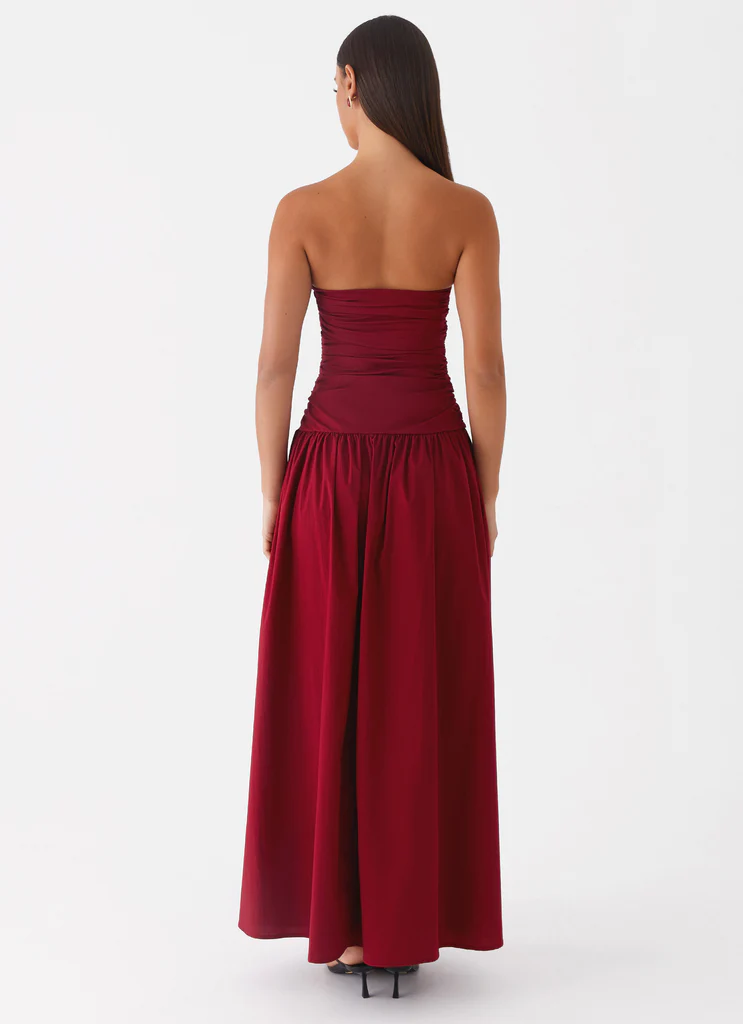 Robe Maxi Carmel – Merlot Robe Maxi Carmel - Merlot