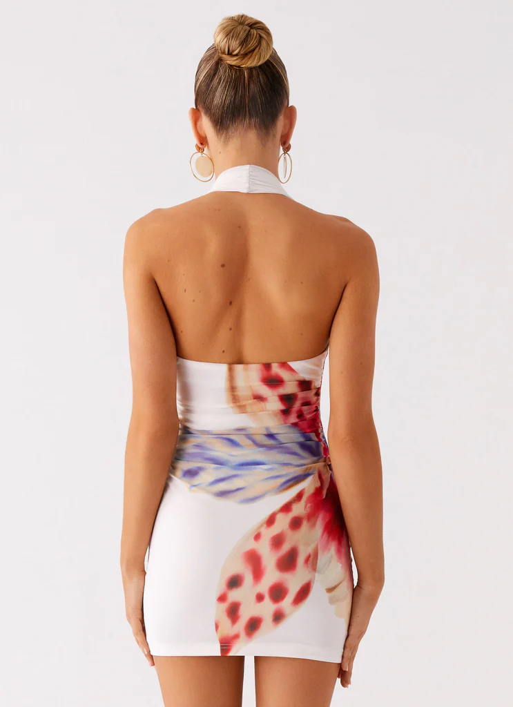 Robe Mini No Time - Blanc Mer Éclatante