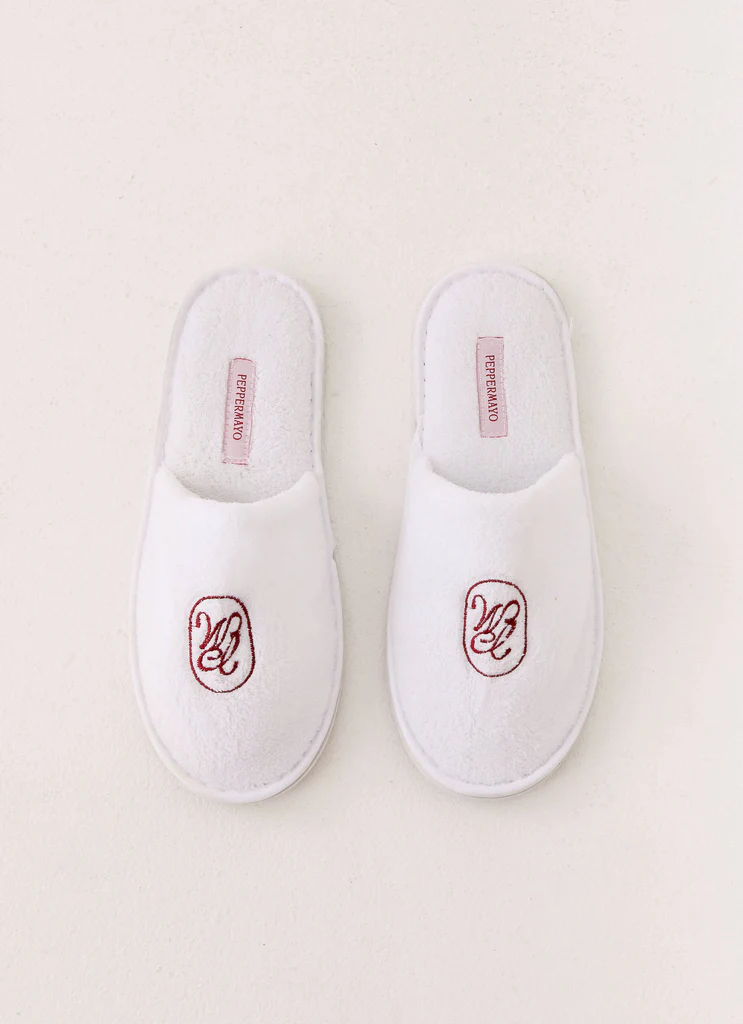 Chaussons Peppermayo – Blanc Chaussons Peppermayo - Blanc