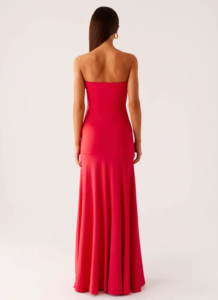 Robe maxi Hurts Like Hell - Rose