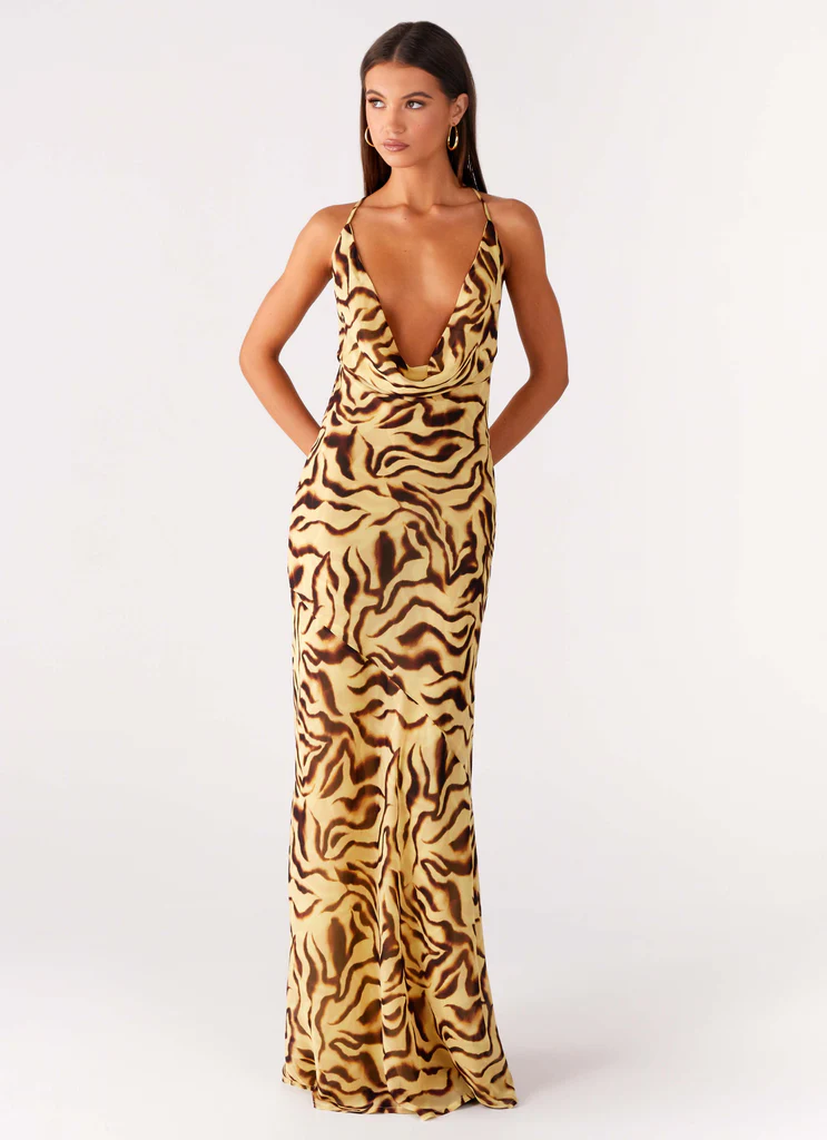 Robe Maxi Viva Lune - Imprimé Laguna