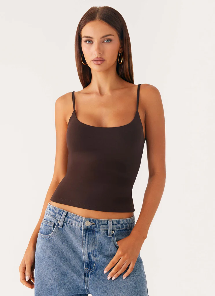 Blondie Tank Top - Chocolat