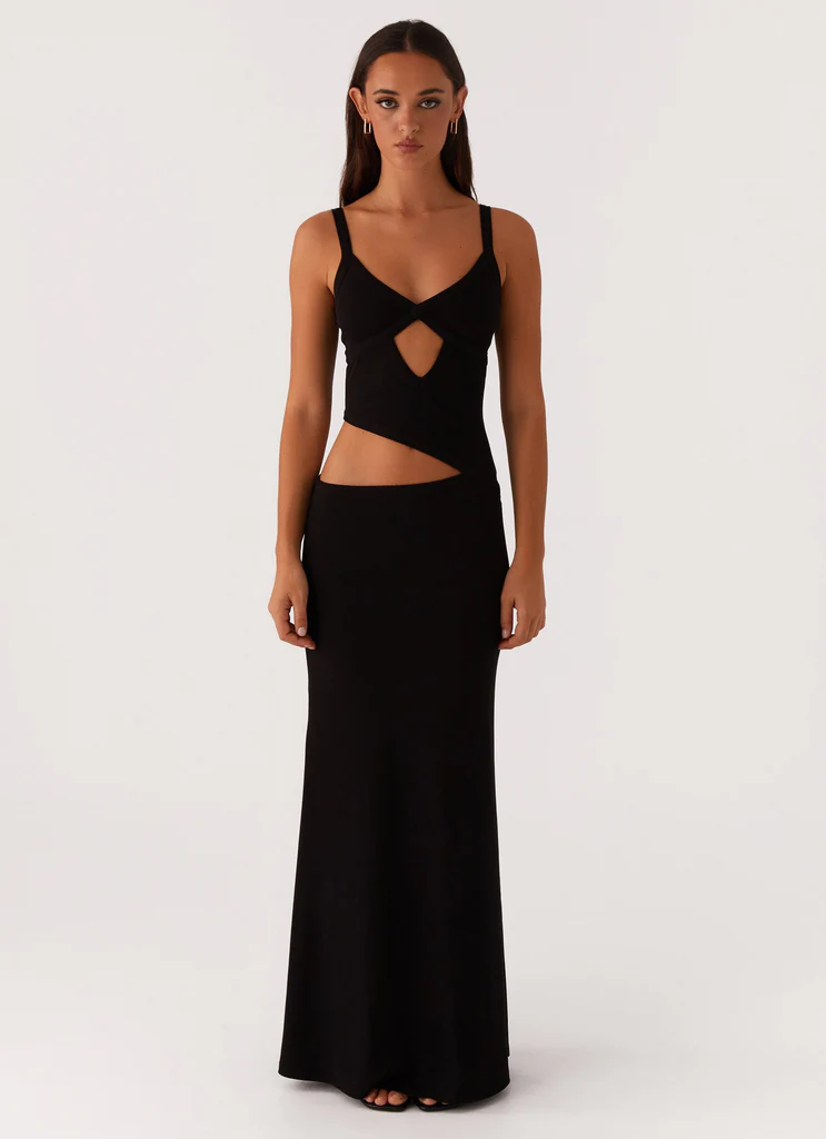 Robe maxi Jocelyn - Noir