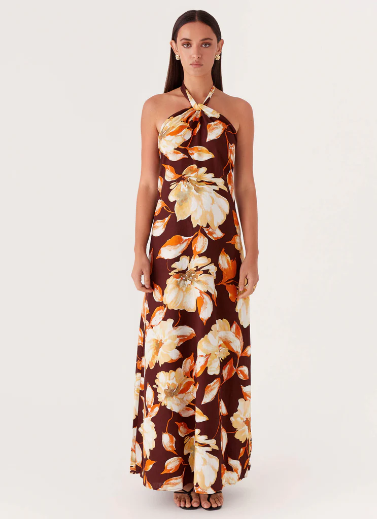 Robe maxi en lin Golden Child