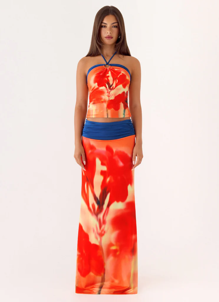 Top à bretelles Fraser - Petal brûlé