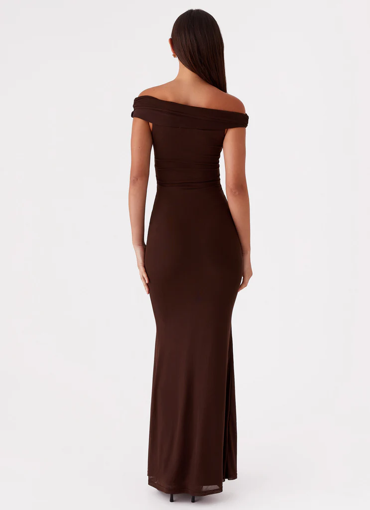 Robe Maxi Marilyn - Chocolat