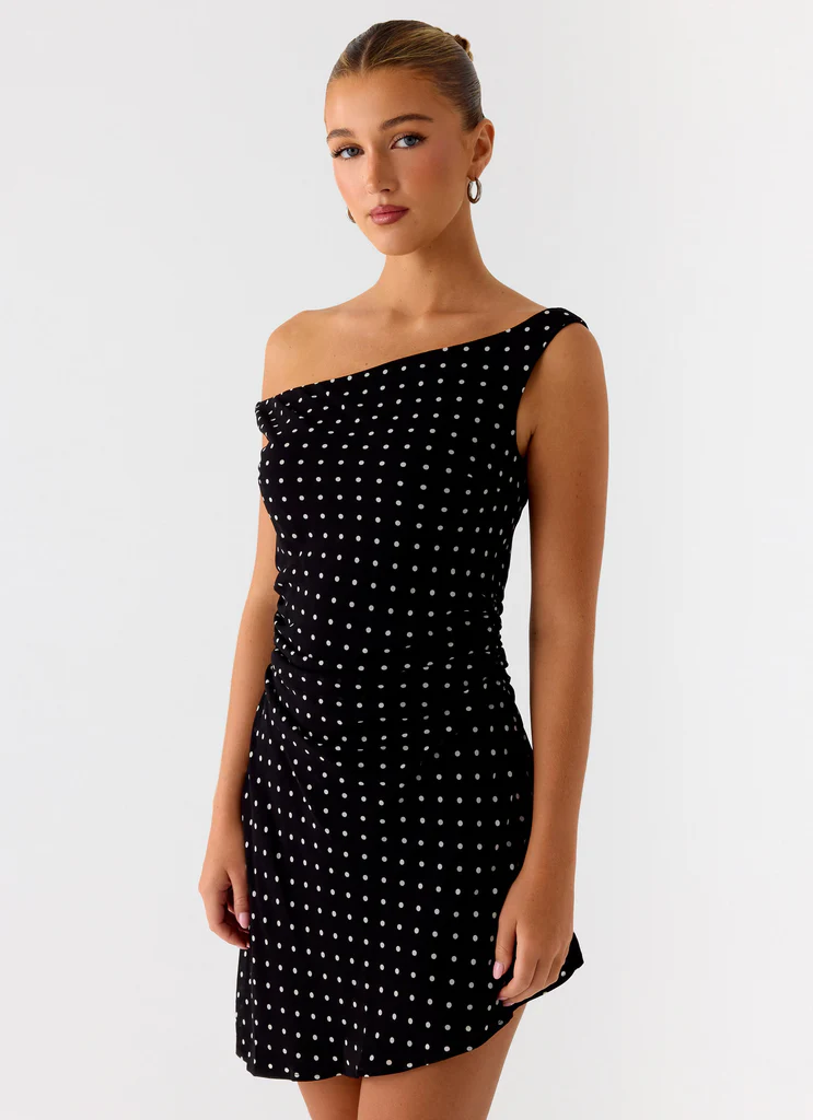 Robe Mini Delusional – Noir à pois Robe Mini Delusional - Noir à pois