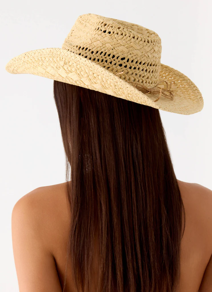 Chapeau de cow-boy Late Checkout - Naturel